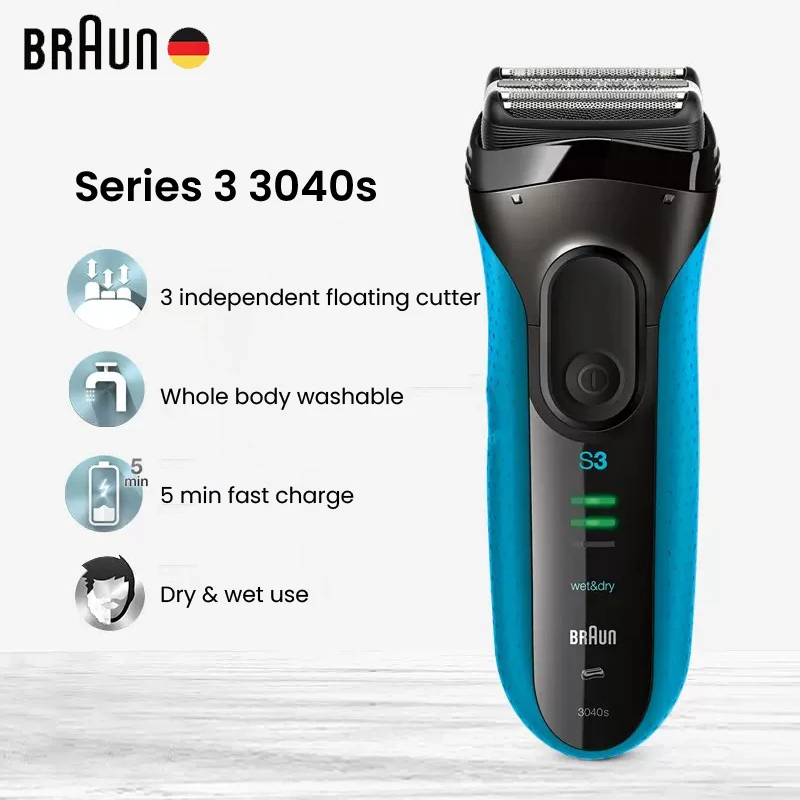 Braun Electric Shaver 3040s S3 - Body Trimmer 评论和价格