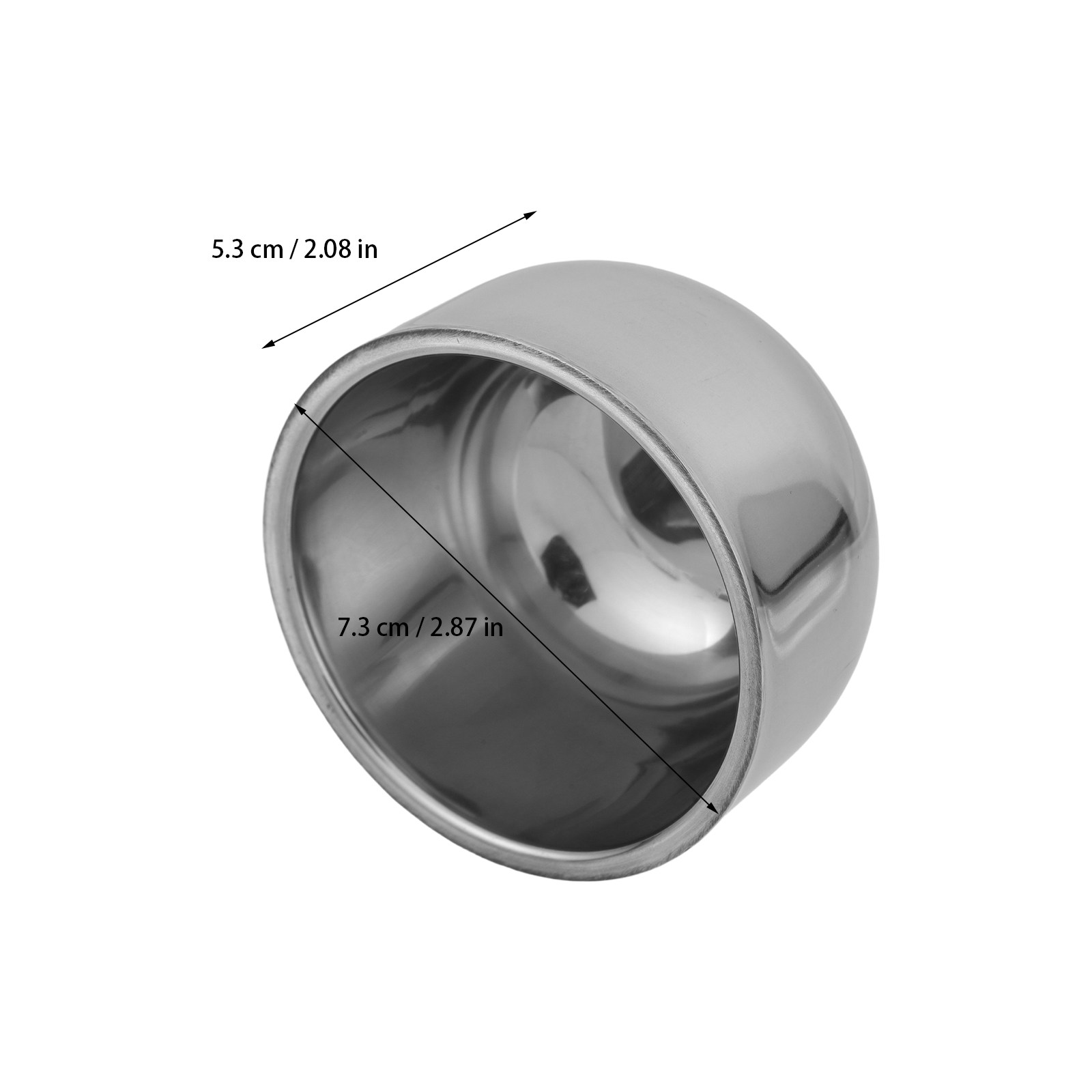 Stainless Steel Shaving Bowl D - Mens Grooming Travel Kit 评论和价格