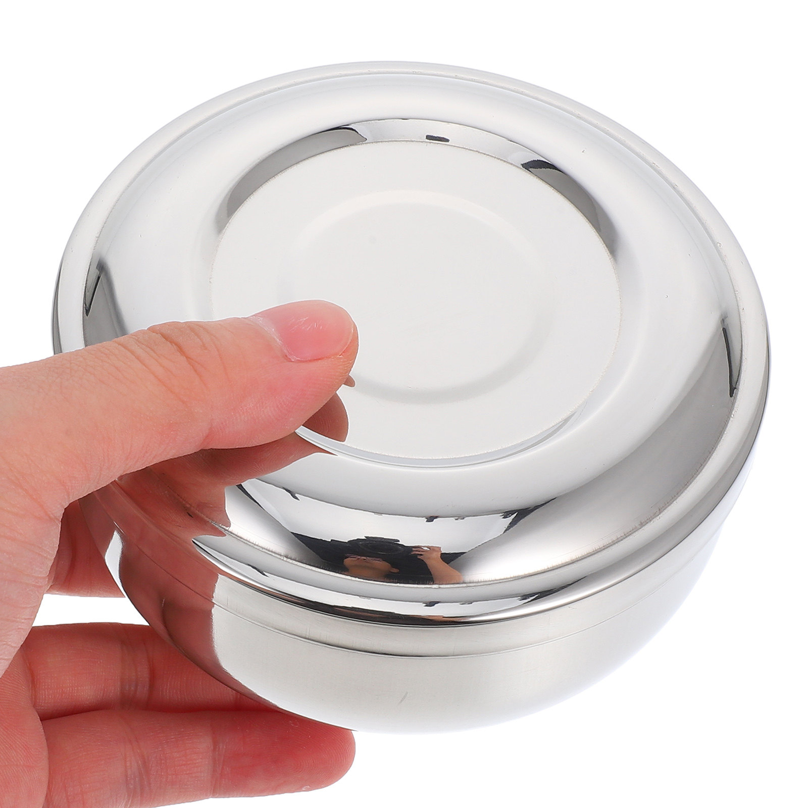 Metal Shaving Bowl with Lid Me - Mens Grooming Travel Kit 评论和价格